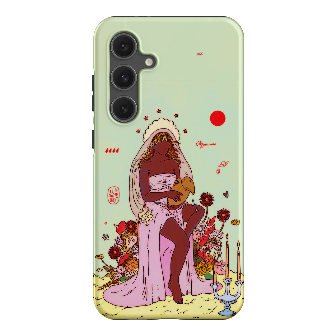 Aquarius Season Printed Phone Cases Samsung Galaxy S24 FE / Armoured by Easty Beasty - The Dairy