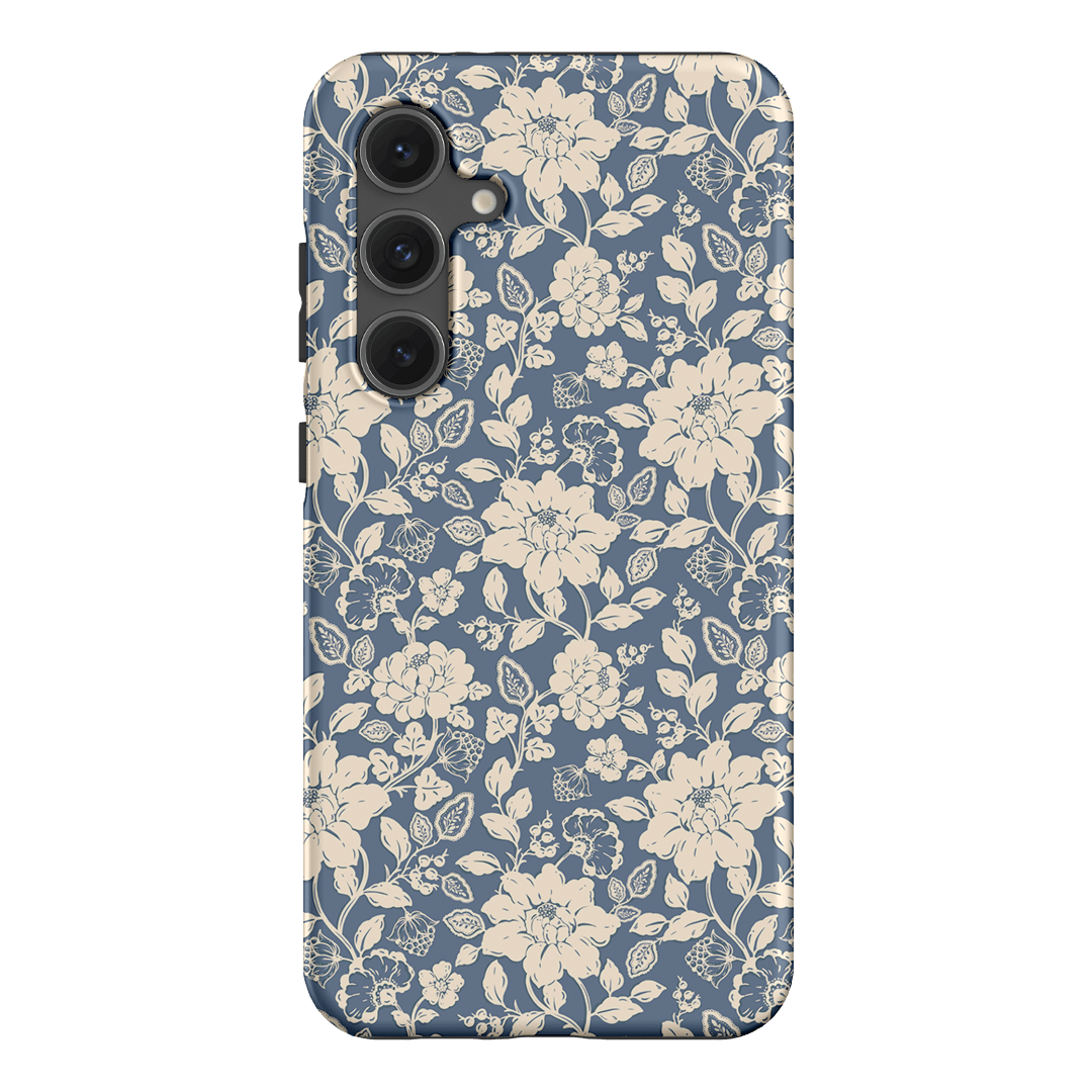 Blue Garden Printed Phone Cases Samsung Galaxy S24 FE / Armoured by Kasiags Art - The Dairy