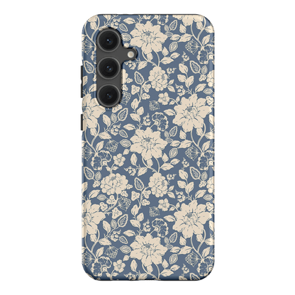 Blue Garden Printed Phone Cases Samsung Galaxy S24 FE / Armoured by Kasiags Art - The Dairy