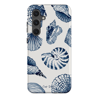 Blue Shells Printed Phone Cases Samsung Galaxy S24 FE / Armoured by Cass Deller - The Dairy