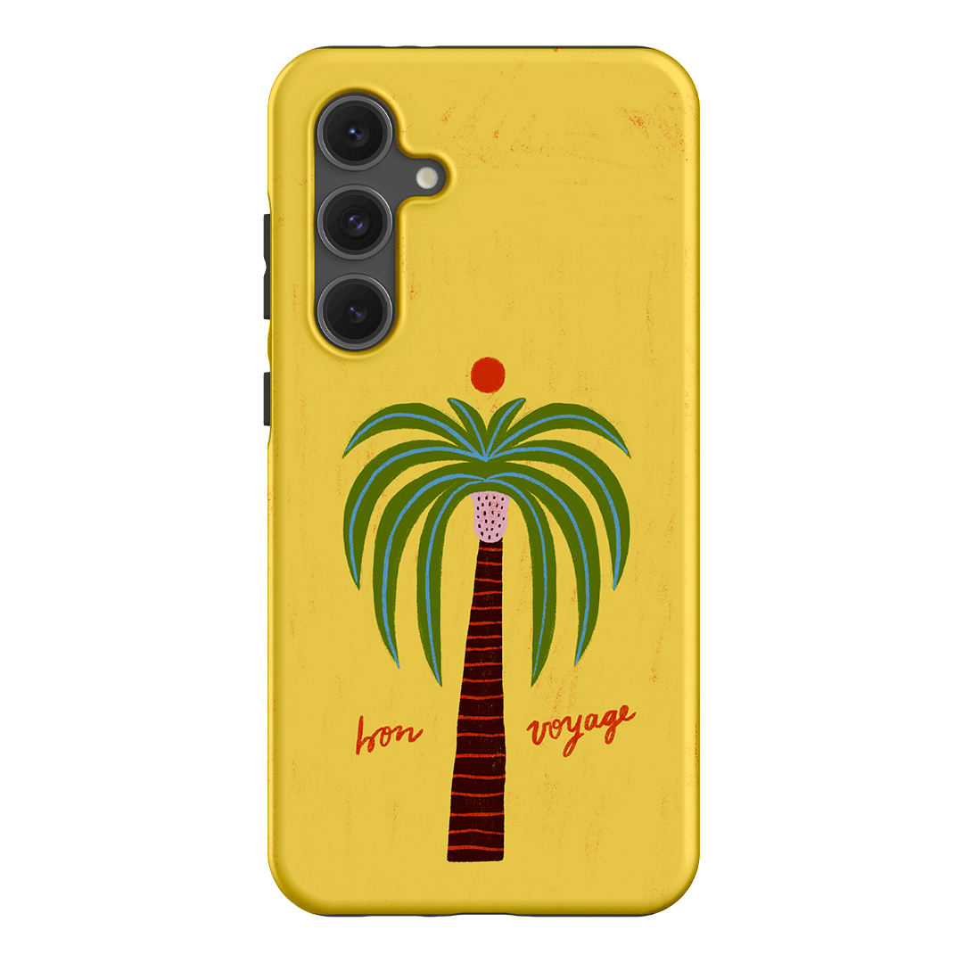 Bon Voyage Yellow Printed Phone Cases Samsung Galaxy S24 FE / Armoured by Marie Faurrite - The Dairy