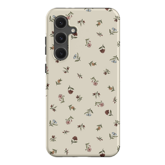 Butter Ditsy Printed Phone Cases Samsung Galaxy S24 FE / Armoured by Veronica Tucker - The Dairy