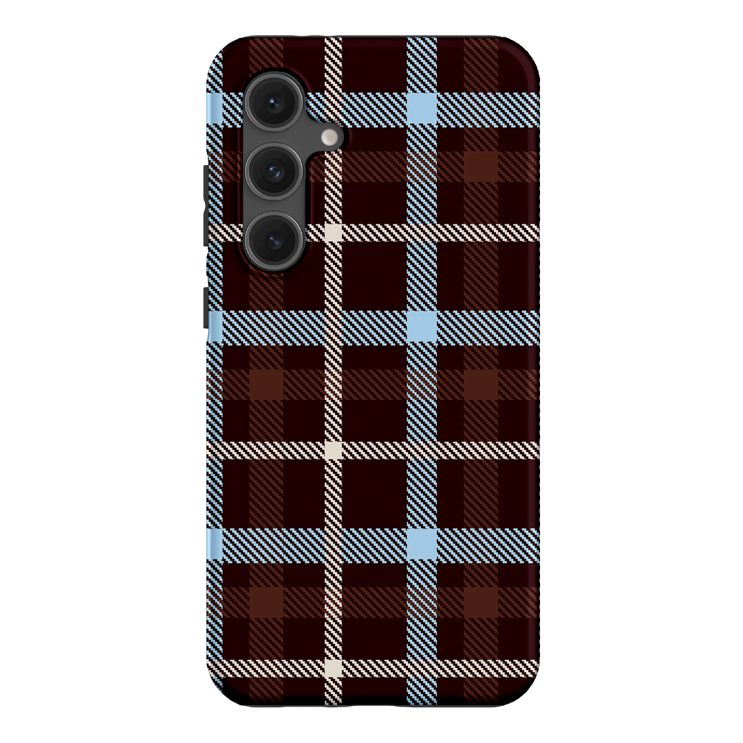 Coco Plaid Printed Phone Cases Samsung Galaxy S24 FE / Armoured by The Dairy - The Dairy
