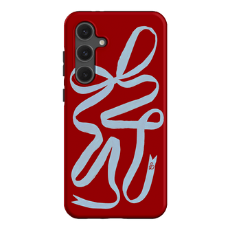 Cottage Ribbon Printed Phone Cases Samsung Galaxy S24 FE / Armoured by Jasmine Dowling - The Dairy