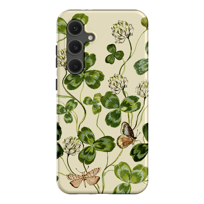 Clover & Butterflies Printed Phone Cases Samsung Galaxy S24 FE / Armoured by Ellie Mae - The Dairy