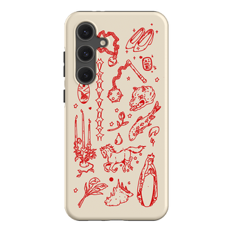 Dreamcore Cream Printed Phone Cases Samsung Galaxy S24 FE / Armoured by Easty Beasty - The Dairy