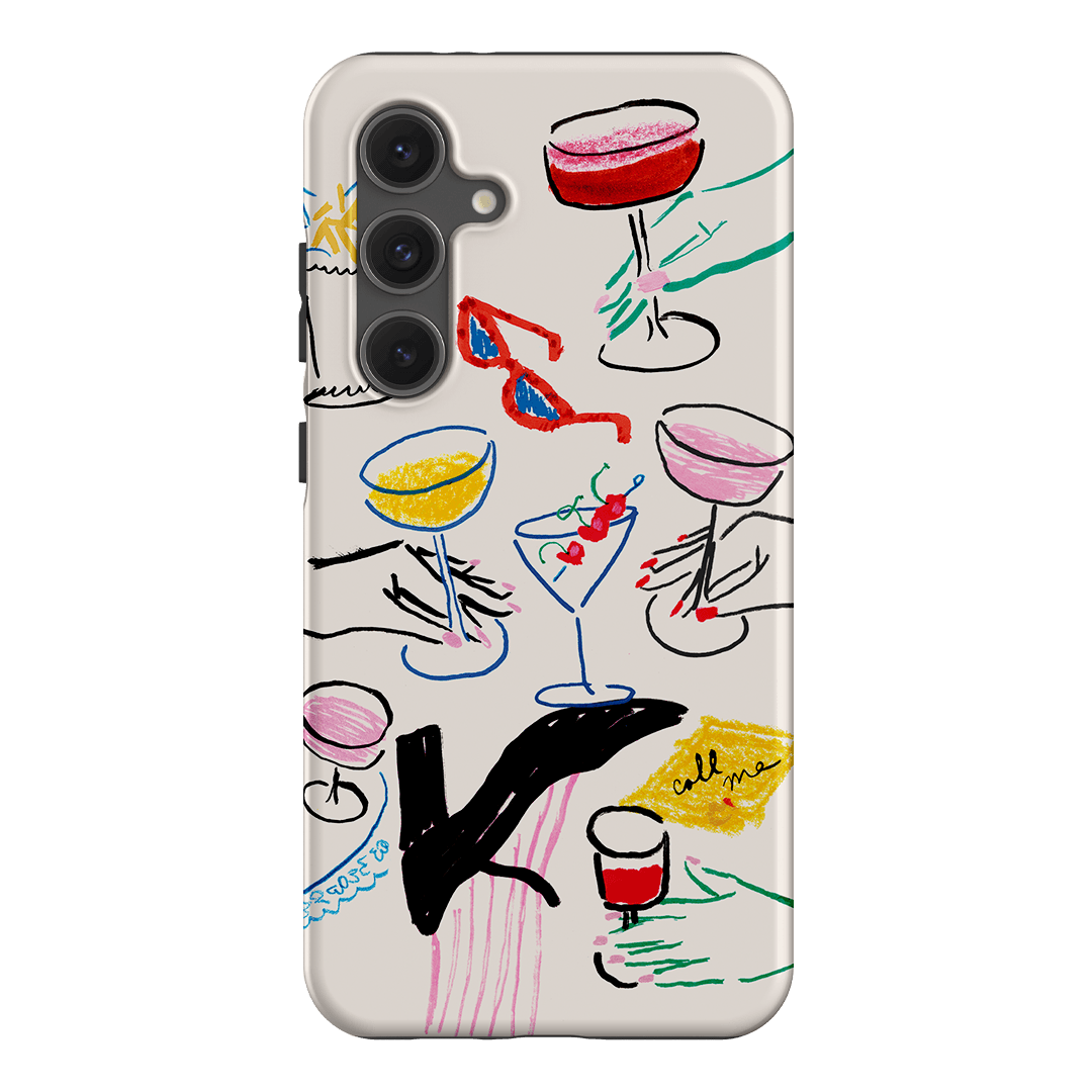 Girls Night Out Printed Phone Cases Samsung Galaxy S24 FE / Armoured by Phthalo Ruth - The Dairy