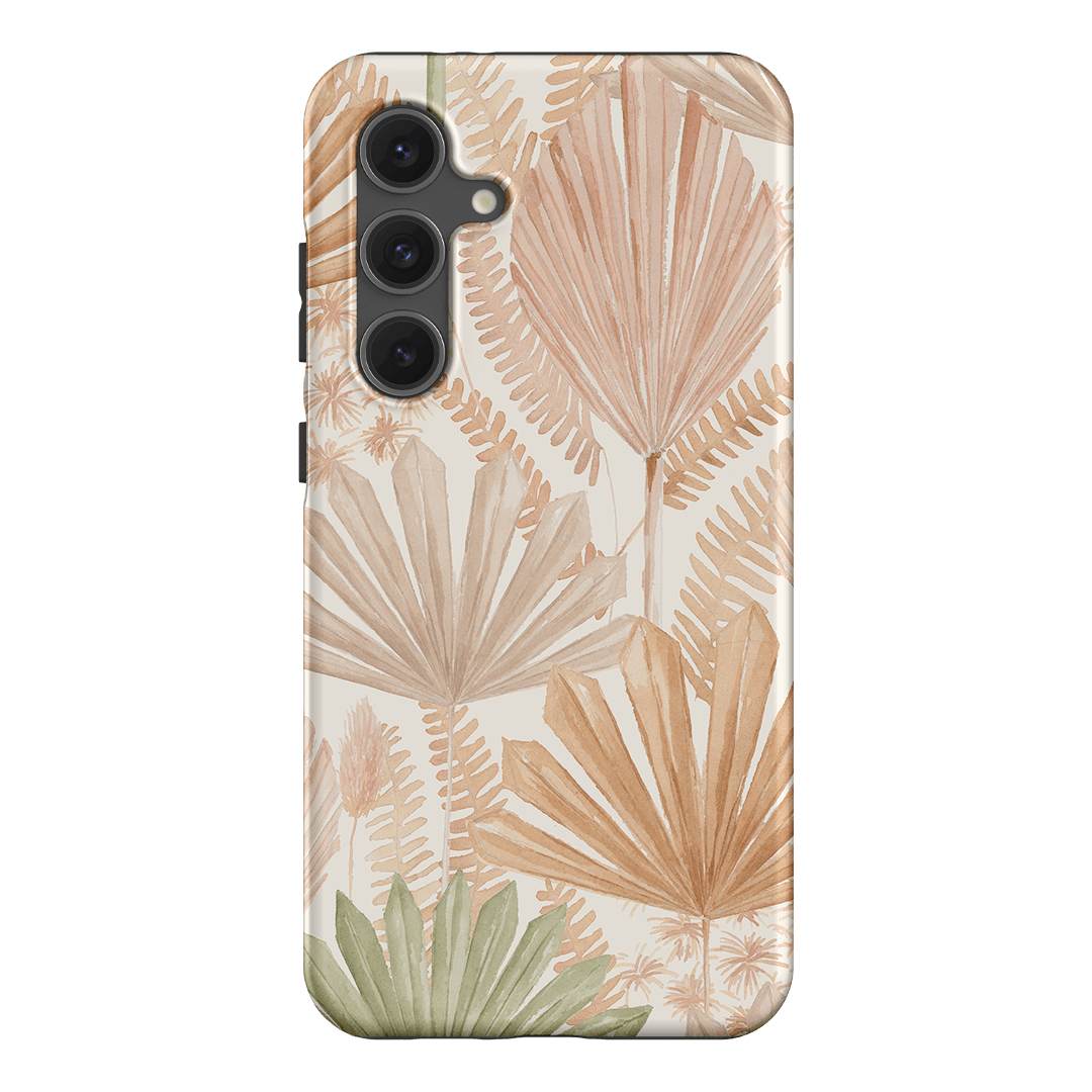 Golden Palm Printed Phone Cases Samsung Galaxy S24 FE / Armoured by Cass Deller - The Dairy