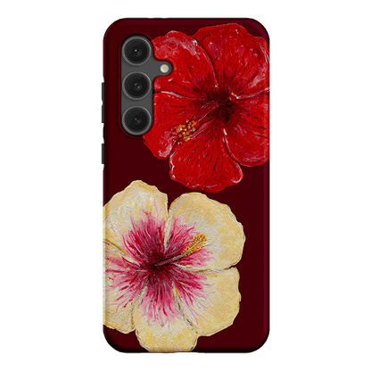Hibiscus Flower Printed Phone Cases Samsung Galaxy S24 FE / Armoured by BG. Studio - The Dairy