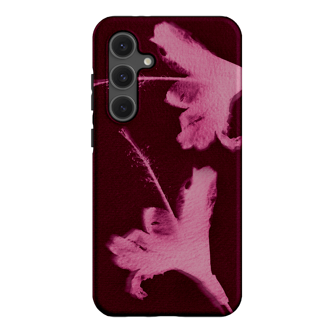 Hibiscus Glow Printed Phone Cases Samsung Galaxy S24 FE / Armoured by Sally Hungerford - The Dairy