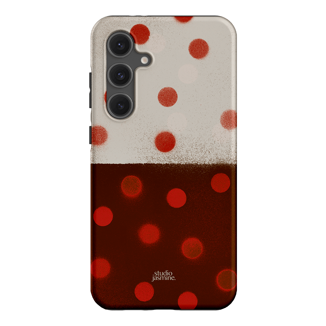 Ladybug Polka Dot Printed Phone Cases Samsung Galaxy S24 FE / Armoured by Jasmine Dowling - The Dairy