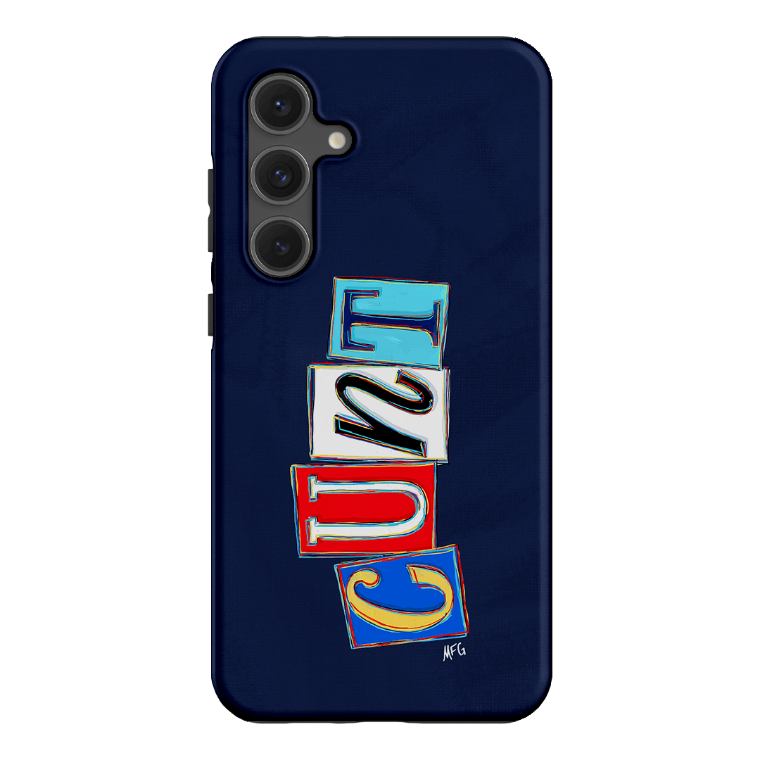 Lil Cnts Blue Printed Phone Cases Samsung Galaxy S24 FE / Armoured by Margarbs Art - The Dairy