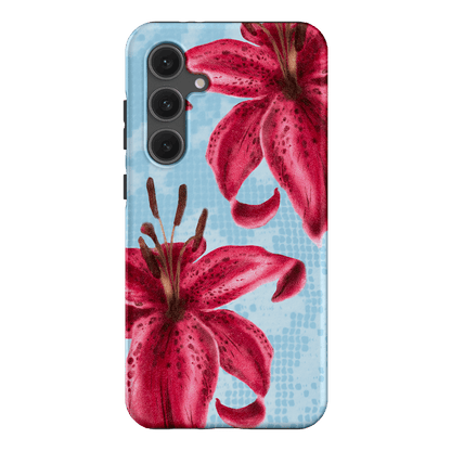 Lillies Printed Phone Cases Samsung Galaxy S24 FE / Armoured by Sally Hungerford - The Dairy