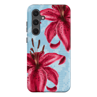 Lillies Printed Phone Cases Samsung Galaxy S24 FE / Armoured by Sally Hungerford - The Dairy