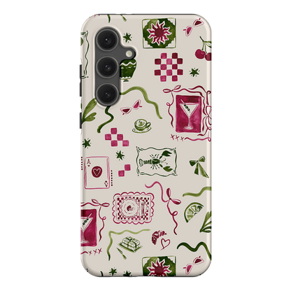 Martini Gal Printed Phone Cases Samsung Galaxy S24 FE / Armoured by Charlie Taylor - The Dairy