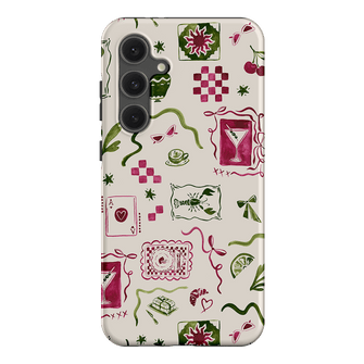 Martini Gal Printed Phone Cases Samsung Galaxy S24 FE / Armoured by Charlie Taylor - The Dairy