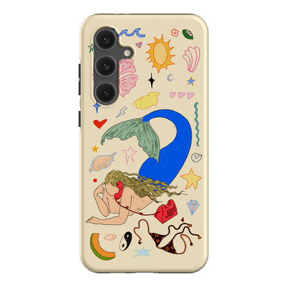 Mermaid Salad Cream Printed Phone Cases Samsung Galaxy S24 FE / Armoured by Easty Beasty - The Dairy
