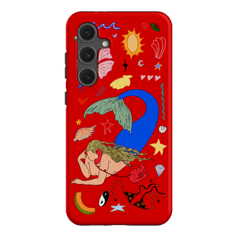 Mermaid Salad Scarlet Printed Phone Cases Samsung Galaxy S24 FE / Armoured by Easty Beasty - The Dairy