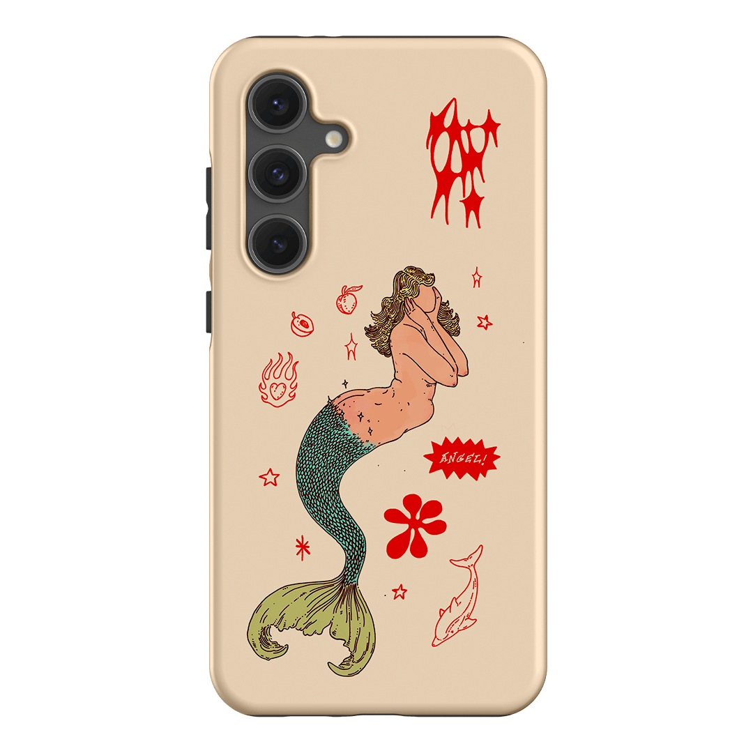 Mimi Cream Printed Phone Cases Samsung Galaxy S24 FE / Armoured by Easty Beasty - The Dairy