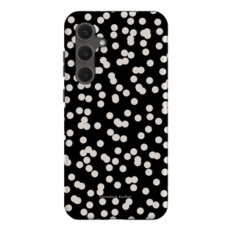 Mini Confetti Noir Printed Phone Cases Samsung Galaxy S24 FE / Armoured by Veronica Tucker - The Dairy