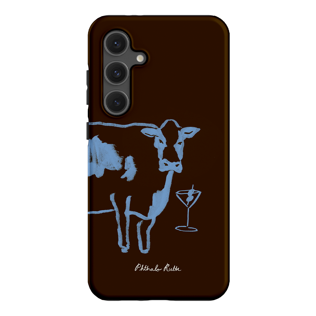 Mootini Espresso Printed Phone Cases Samsung Galaxy S24 FE / Armoured by Phthalo Ruth - The Dairy