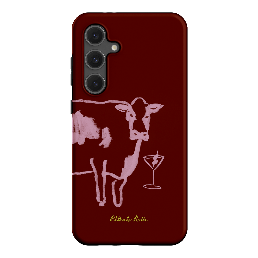 Mootini Berry Printed Phone Cases Samsung Galaxy S24 FE / Armoured by Phthalo Ruth - The Dairy