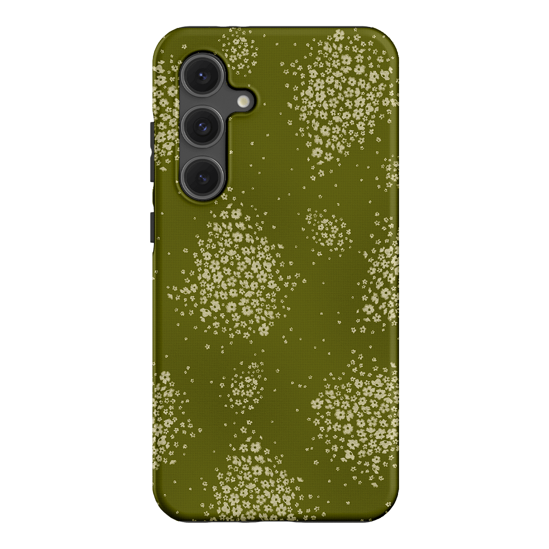Olive Bloom Printed Phone Cases Samsung Galaxy S24 FE / Armoured by Veronica Tucker - The Dairy