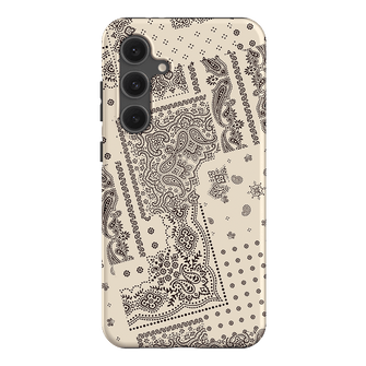 Paisley Ecru Printed Phone Cases Samsung Galaxy S24 FE / Armoured by The Dairy - The Dairy