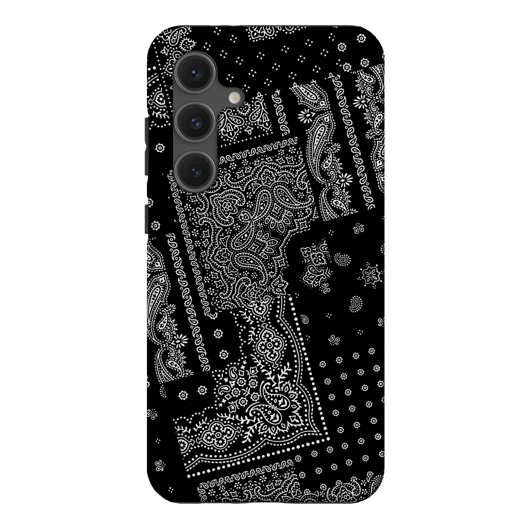 Paisley Noir Printed Phone Cases Samsung Galaxy S24 FE / Armoured by The Dairy - The Dairy