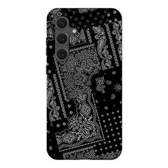 Paisley Noir Printed Phone Cases Samsung Galaxy S24 FE / Armoured by The Dairy - The Dairy