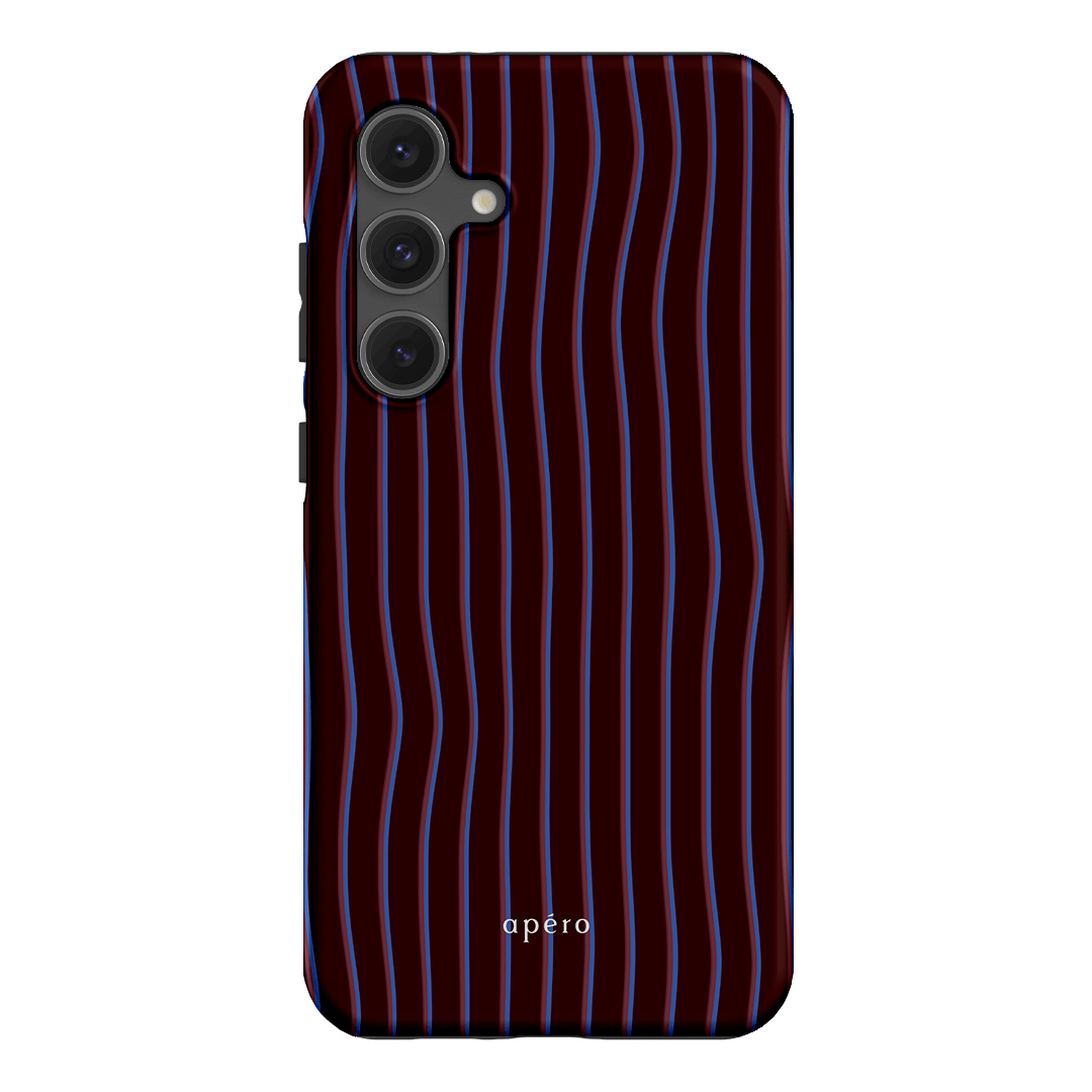 Panama Burgundy Printed Phone Cases Samsung Galaxy S24 FE / Armoured by Apero - The Dairy