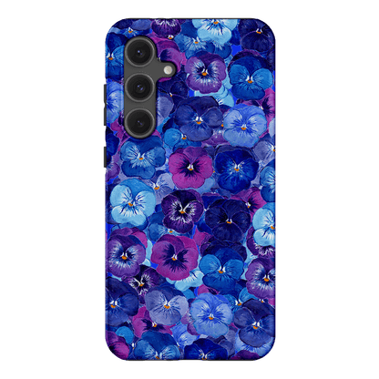 Pansy Jumble Printed Phone Cases Samsung Galaxy S24 FE / Armoured by Kayla Henley - The Dairy