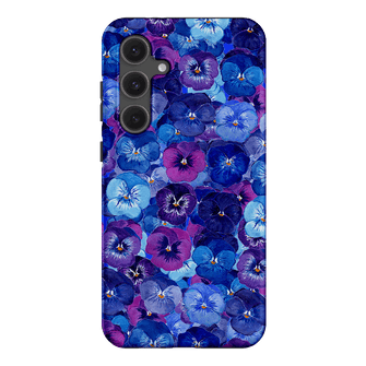 Pansy Jumble Printed Phone Cases Samsung Galaxy S24 FE / Armoured by Kayla Henley - The Dairy