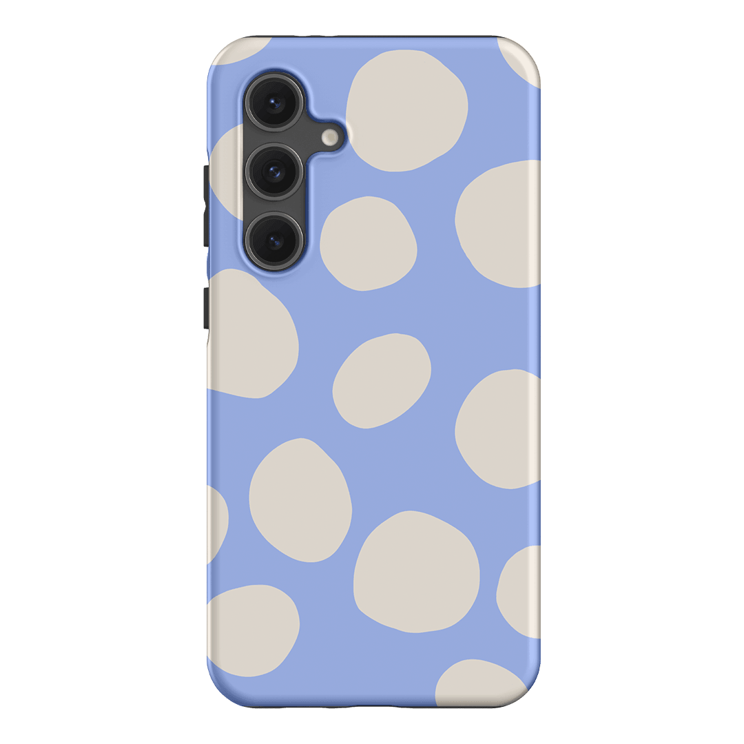 Pebbles Periwinkle Salt Printed Phone Cases Samsung Galaxy S24 FE / Armoured by Veronica Tucker - The Dairy