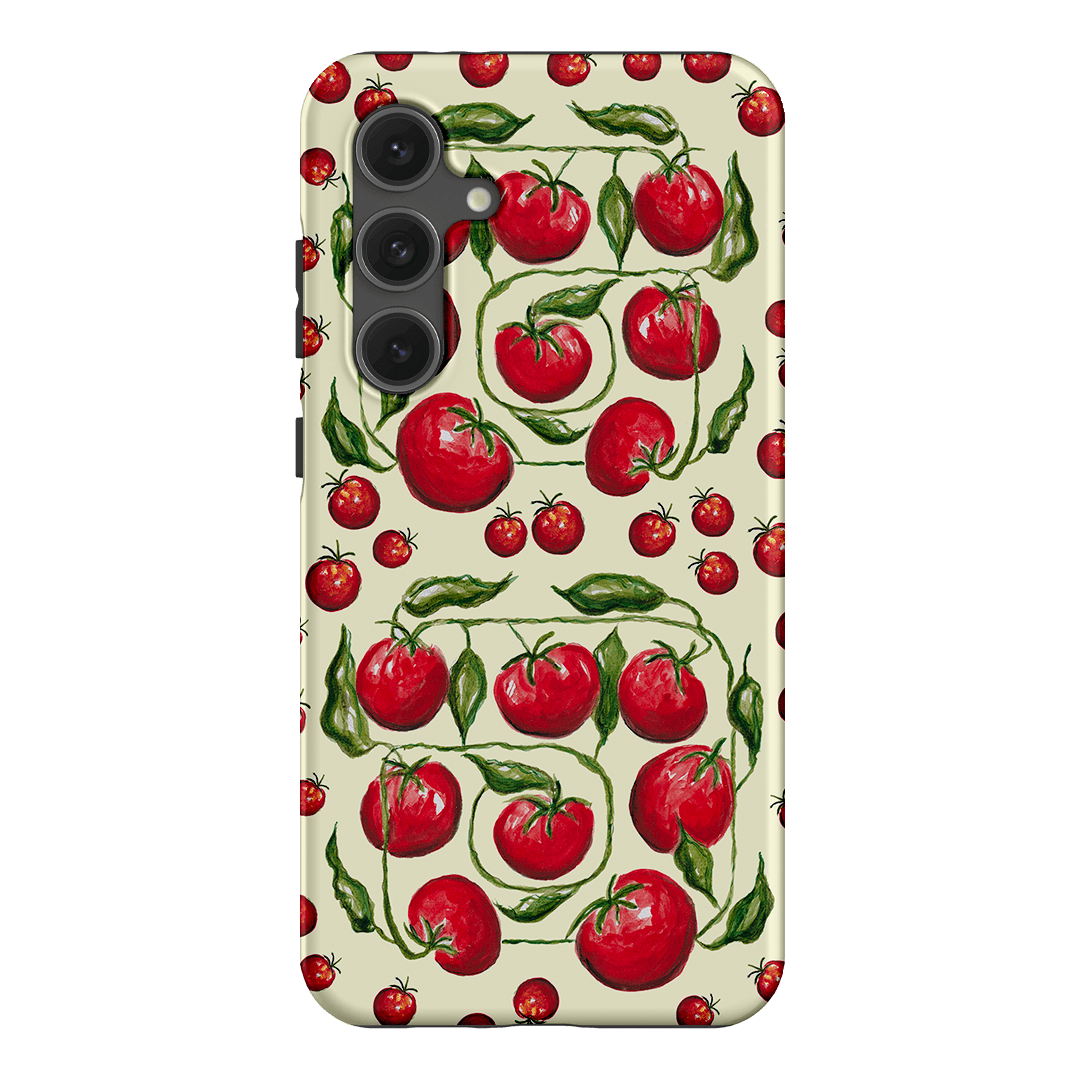 Red Tomatoes Printed Phone Cases Samsung Galaxy S24 FE / Armoured by BG. Studio - The Dairy