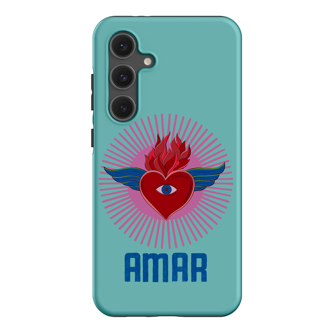 Sacred Heart Printed Phone Cases Samsung Galaxy S24 FE / Armoured by Fenton & Fenton - The Dairy