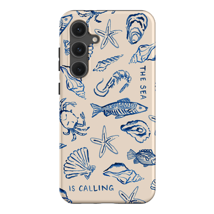 Sea Call Printed Phone Cases Samsung Galaxy S24 FE / Armoured by Cass Deller - The Dairy