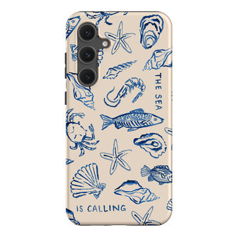 Sea Call Printed Phone Cases Samsung Galaxy S24 FE / Armoured by Cass Deller - The Dairy