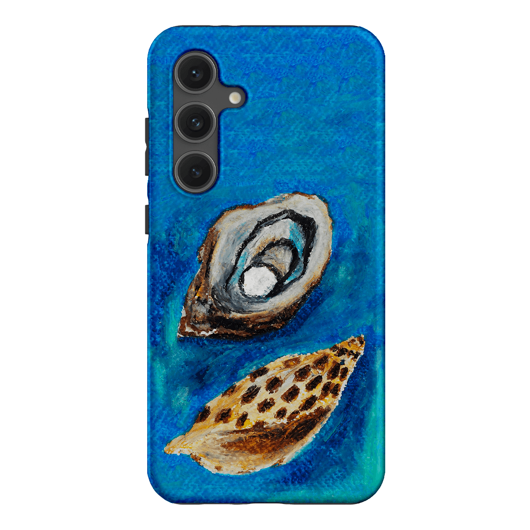 Sea Shells Printed Phone Cases Samsung Galaxy S24 FE / Armoured by Lisa Hu - The Dairy