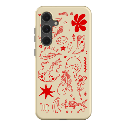Spiced Cowboy Cream Printed Phone Cases Samsung Galaxy S24 FE / Armoured by Easty Beasty - The Dairy