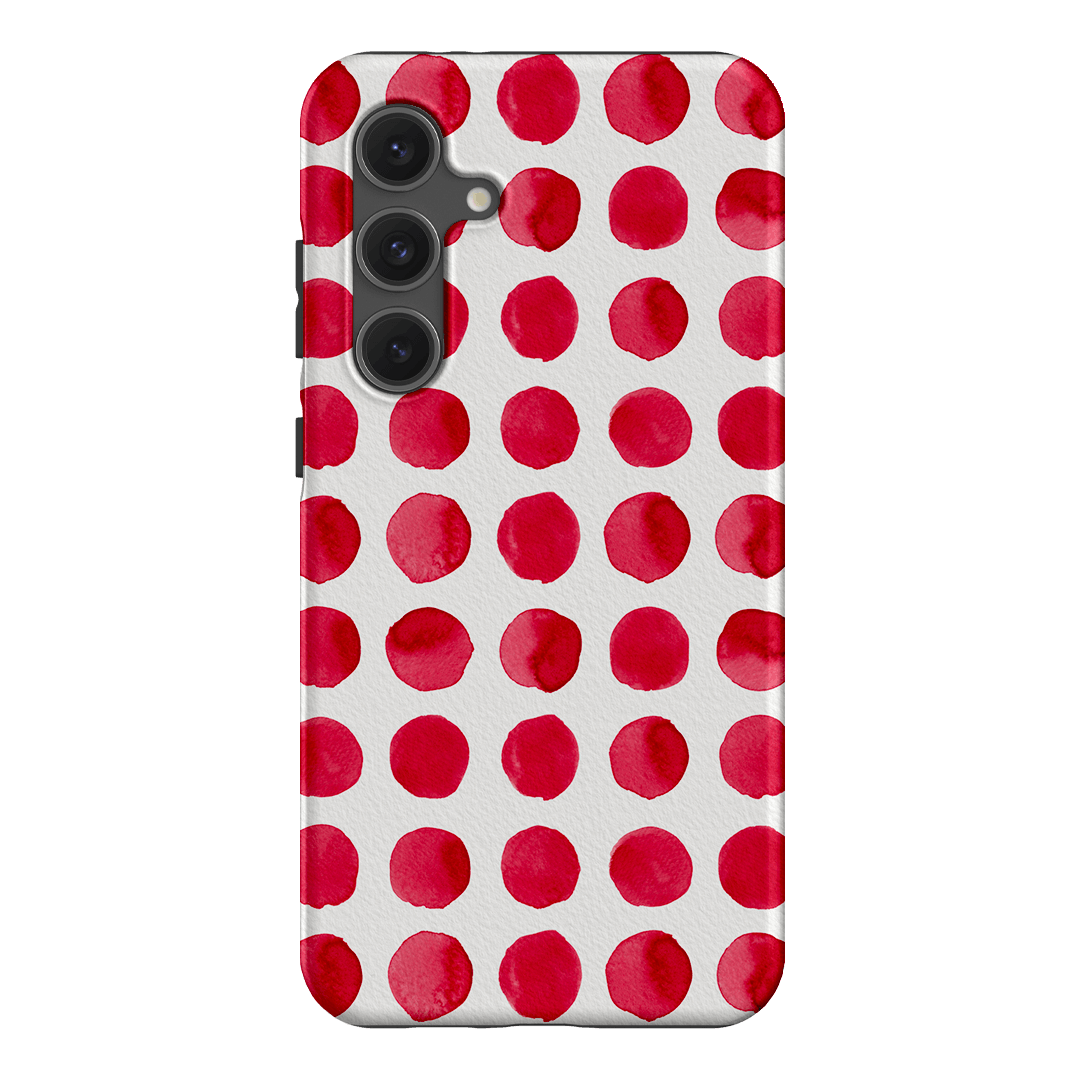 Spots in Red Printed Phone Cases by The Dairy - The Dairy