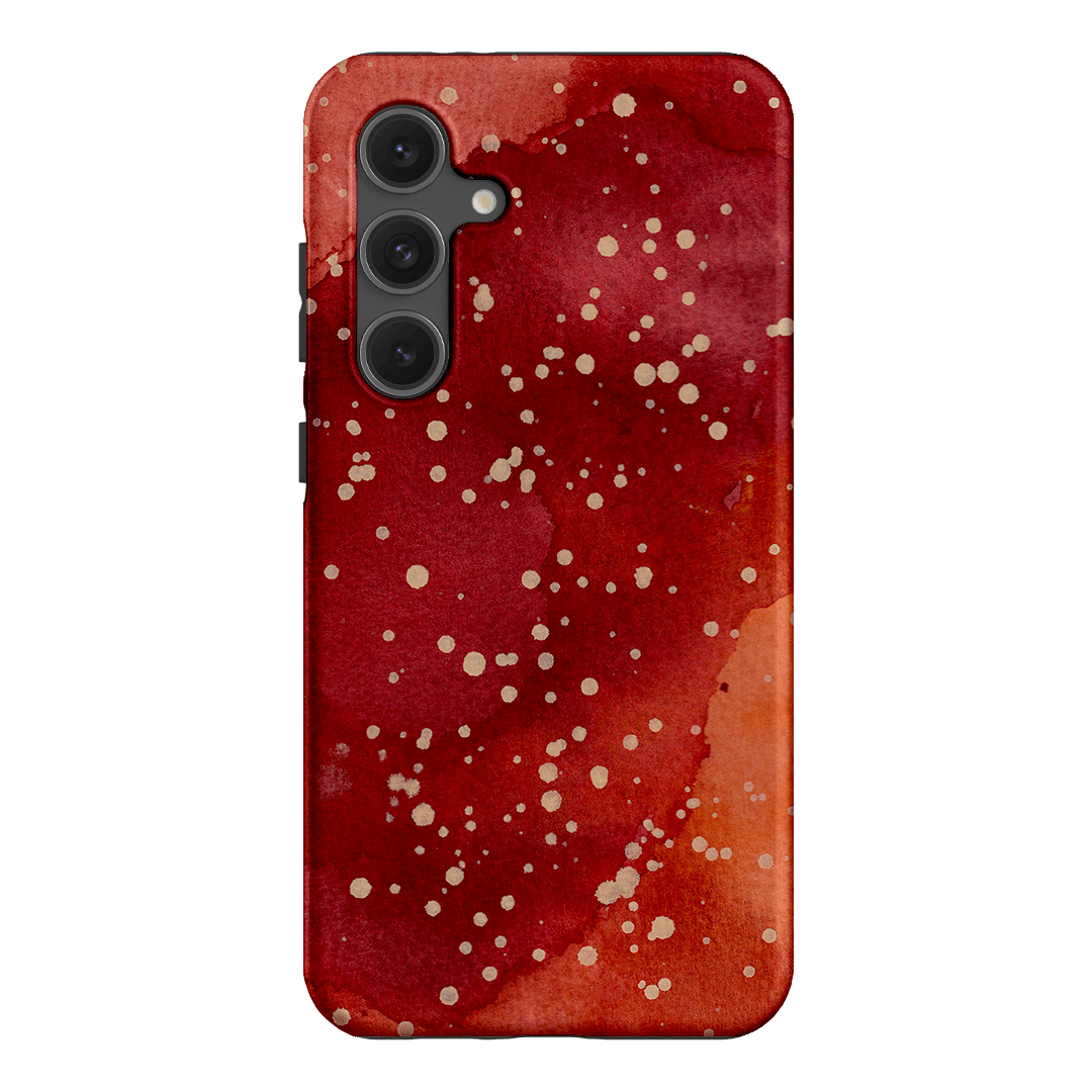 Spotty Rust Printed Phone Cases Samsung Galaxy S24 FE / Armoured by The Dairy - The Dairy