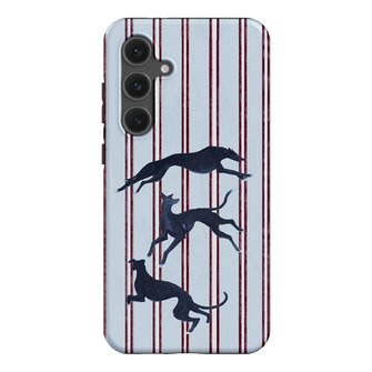 Stripey Hounds Printed Phone Cases Samsung Galaxy S24 FE / Armoured by Lisa Hu - The Dairy