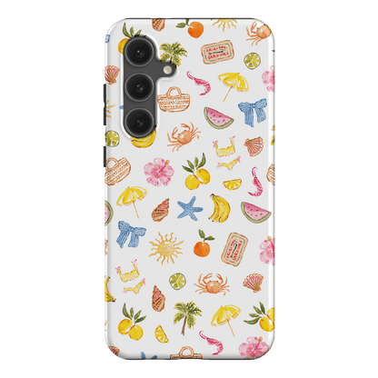 Summer Icons Printed Phone Cases Samsung Galaxy S24 FE / Armoured by Cass Deller - The Dairy