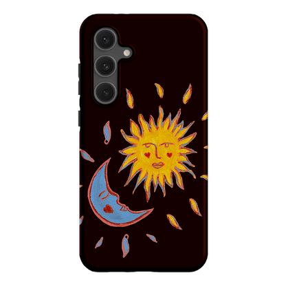 Sun & Moon Plum Printed Phone Cases Samsung Galaxy S24 FE / Armoured by BG. Studio - The Dairy