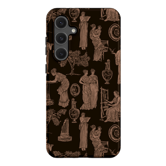 Symposium Burnt Umber Printed Phone Cases Samsung Galaxy S24 FE / Armoured by Veronica Tucker - The Dairy