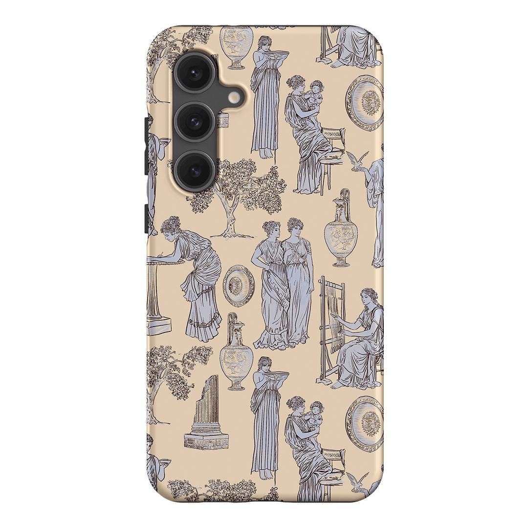 Symposium Alabaster Printed Phone Cases Samsung Galaxy S24 FE / Armoured by Veronica Tucker - The Dairy