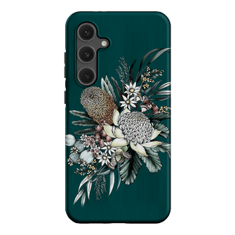 Teal Native Printed Phone Cases Samsung Galaxy S24 FE / Armoured by Typoflora - The Dairy