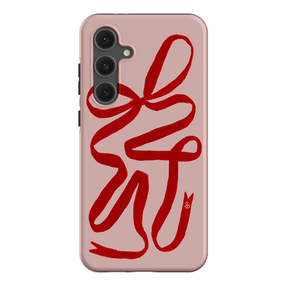 Valentine Ribbon Printed Phone Cases Samsung Galaxy S24 FE / Armoured by Jasmine Dowling - The Dairy