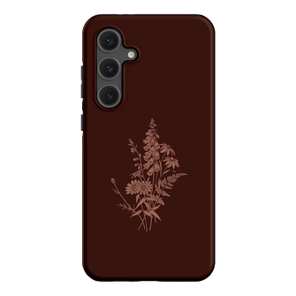 Wildflowers Mocha Printed Phone Cases Samsung Galaxy S24 FE / Armoured by Typoflora - The Dairy
